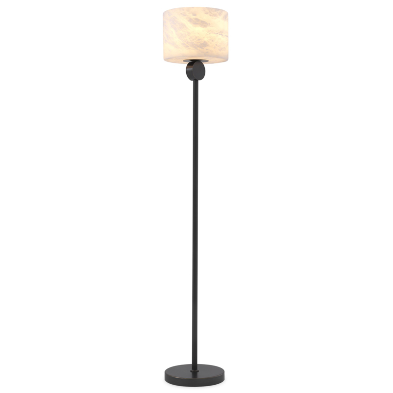 Торшер Eichholtz Floor Lamp Etruscan Bronze Темная бронза Белый Торшер Eichholtz Floor Lamp Etruscan Bronze Темная бронза Белый в Тюмени | Loft Concept