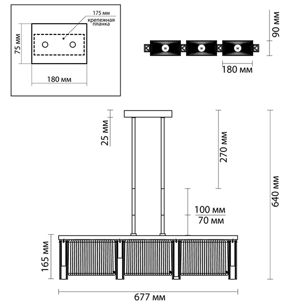 Люстра Madelen Chrome Linear Chandelier Люстра Madelen Chrome Linear Chandelier в Тюмени