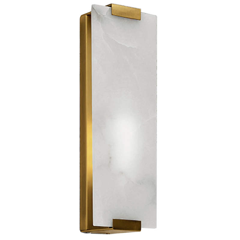 Бра Marble Rectangle Wall Lamp Brass Латунь Бра Marble Rectangle Wall Lamp Brass Латунь в Тюмени | Loft Concept