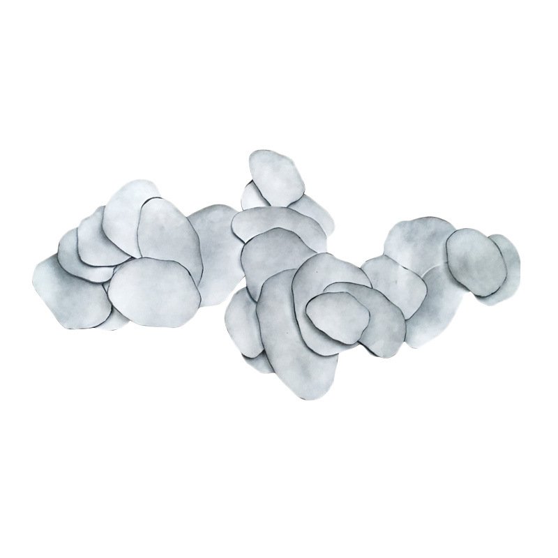 Арт-объект на стену Silver Blue Flakes Серо-голубой Арт-объект на стену Silver Blue Flakes Серо-голубой в Тюмени | Loft Concept