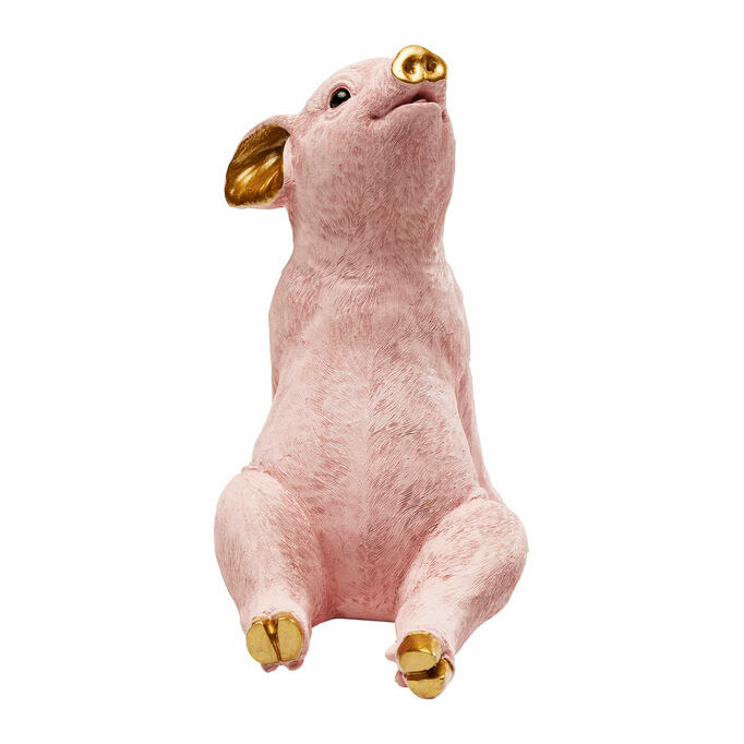 Статуэтка розовый поросенок Pink pig Розовый пастельный Золотой Статуэтка розовый поросенок Pink pig Розовый пастельный Золотой в Тюмени | Loft Concept