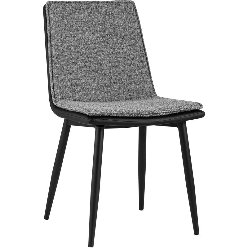 Стул Melissa Chair Серая Рогожка Серый Черный Стул Melissa Chair Серая Рогожка Серый Черный в Тюмени | Loft Concept