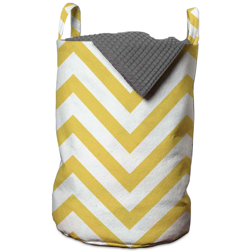 Корзина Mustard Chevron Basket Горчичный Белый Корзина Mustard Chevron Basket Горчичный Белый в Тюмени | Loft Concept