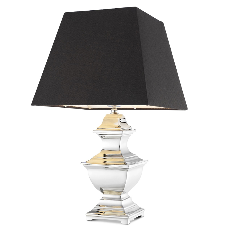 Настольная лампа Eichholtz Table Lamp Maryland Никель Черный Настольная лампа Eichholtz Table Lamp Maryland Никель Черный в Тюмени | Loft Concept
