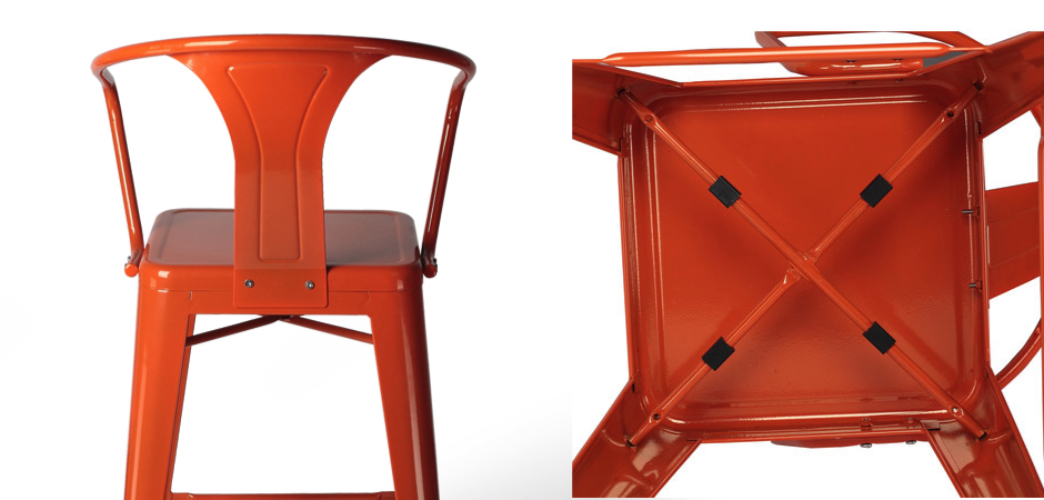 Барный стул Tolix Bar Stool 75 Armchair Backed Барный стул Tolix Bar Stool 75 Armchair Backed - Loft-Concept в Тюмени