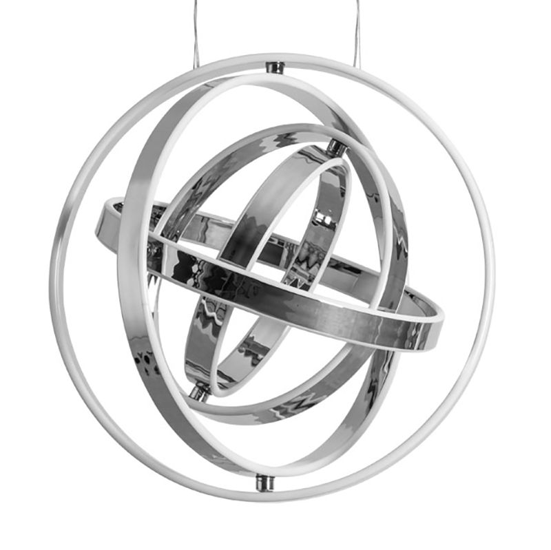 Люстра дизайнерская Rings Серебряный Люстра дизайнерская Rings Серебряный в Тюмени | Loft Concept