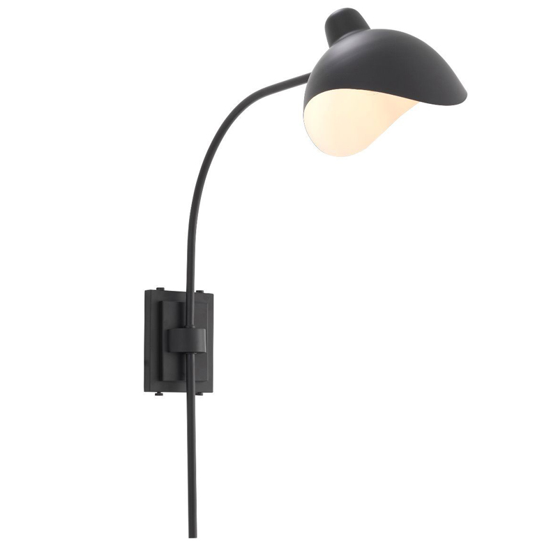Бра Wall Lamp Pelham Black Черный Бра Wall Lamp Pelham Black Черный в Тюмени | Loft Concept