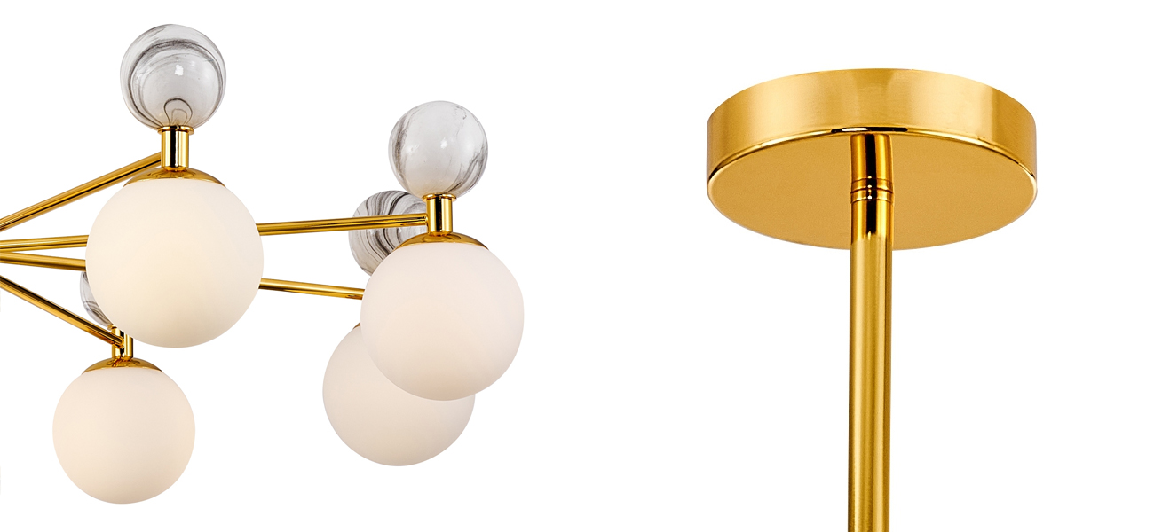 Люстра White Marble Decor - фото