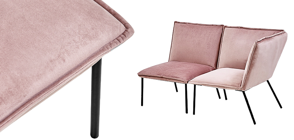 Кресло Corner Armchair Single pink Кресло Corner Armchair Single pink - Loft-Concept в Тюмени