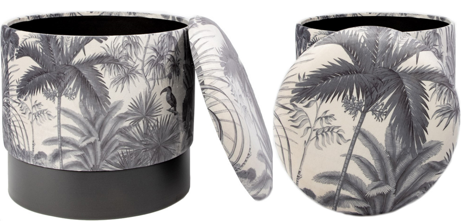 Пуф PUF Jungle Print plants&toucan small Пуф PUF Jungle Print plants&toucan small - Loft-Concept в Тюмени