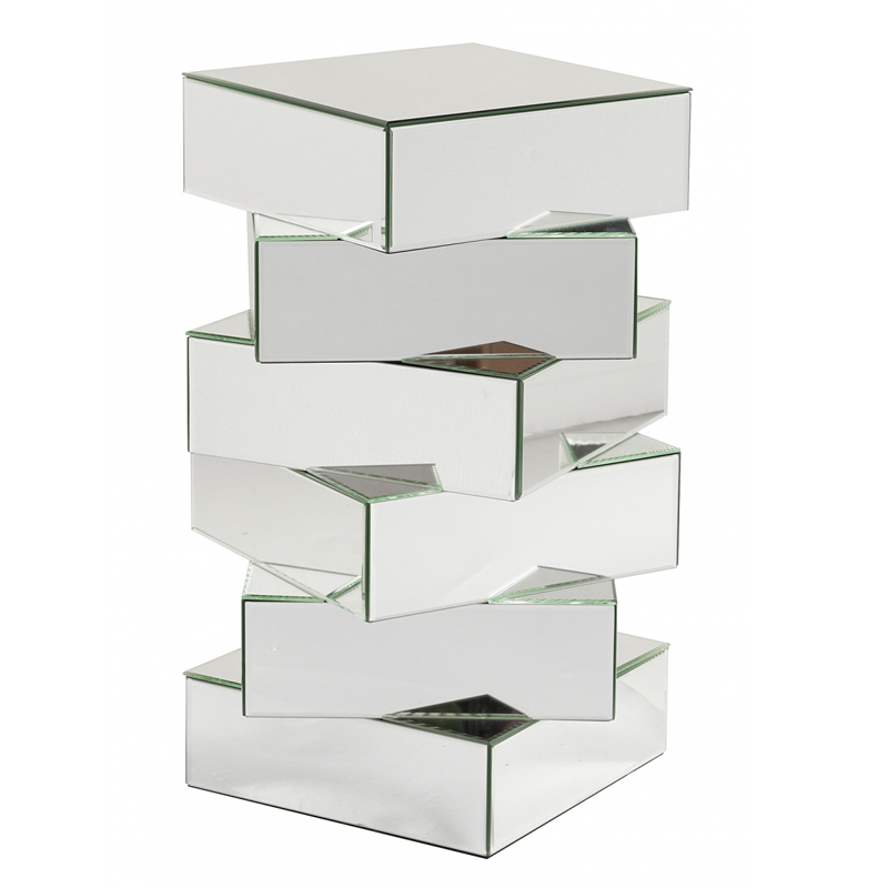Приставной столик Mirrored Tower Зеркало Приставной столик Mirrored Tower Зеркало в Тюмени | Loft Concept