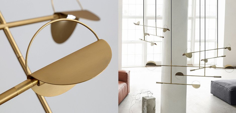 Люстра BOLIA LEAVES PENDANT brass Люстра BOLIA LEAVES PENDANT brass - Loft-Concept в Тюмени