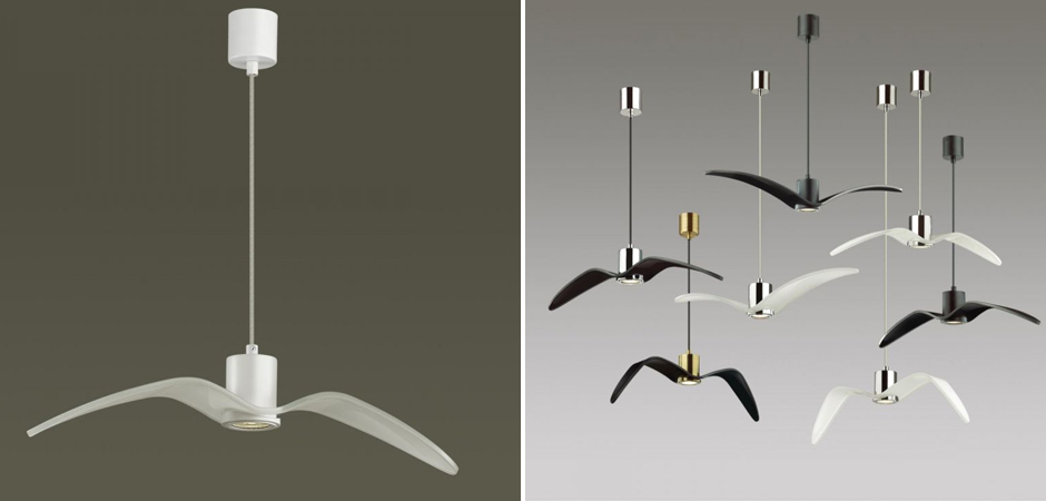 Подвесной светильник Seagull Average белый Подвесной светильник Seagull Average белый - Loft-Concept в Тюмени
