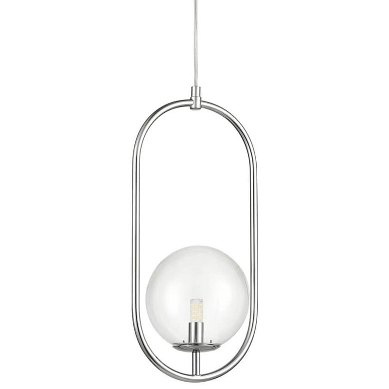 Подвесной светильник B.LUX C Ball oval chrome Хром Прозрачный Подвесной светильник B.LUX C Ball oval chrome Хром Прозрачный в Тюмени | Loft Concept
