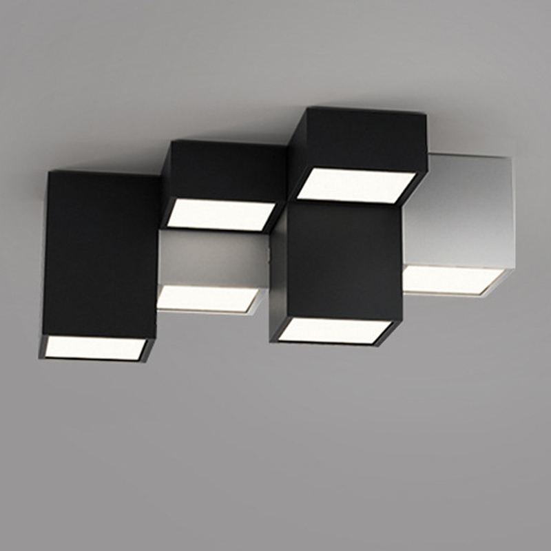 Комбинация из 7-ти геометрических потолочных светильников Seven Geometric Lamps Черный Белый Комбинация из 7-ти геометрических потолочных светильников Seven Geometric Lamps Черный Белый в Тюмени | Loft Concept
