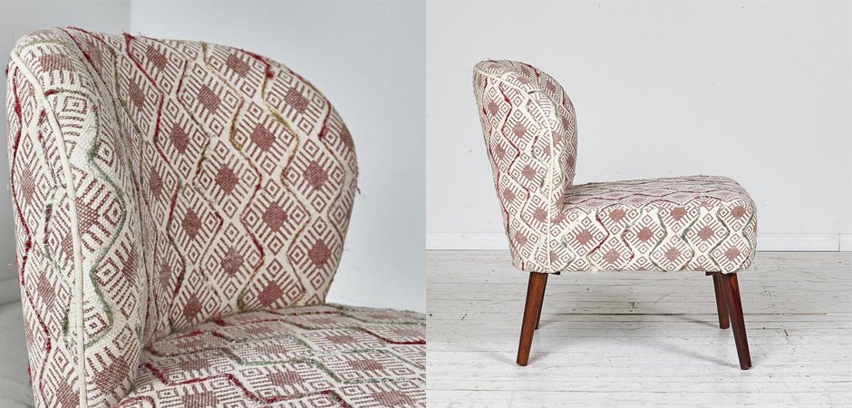 Кресло с розовым орнаментом KELIM Pattern Кресло с розовым орнаментом KELIM Pattern - Loft-Concept в Тюмени