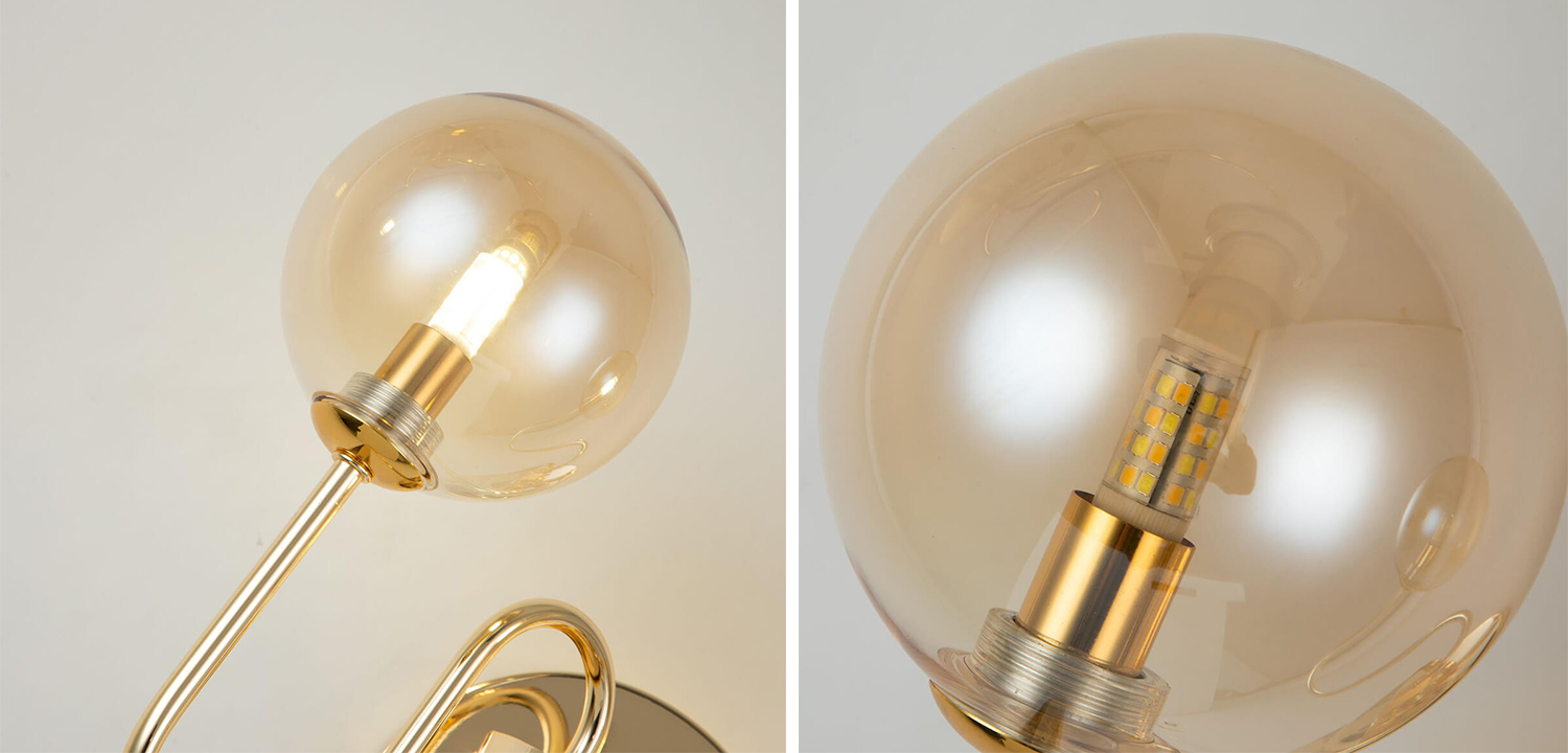 Бра Sheiry Glass Ball Wall Lamp - фото №1