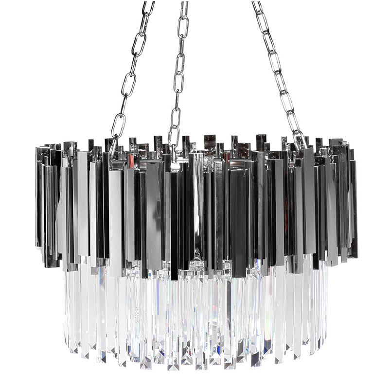 Люстра Empire Suspension Single Circle 60 chrome Хром Прозрачный Люстра Empire Suspension Single Circle 60 chrome Хром Прозрачный в Тюмени | Loft Concept