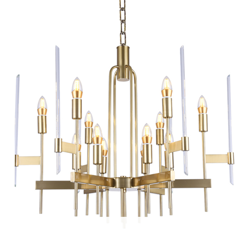 Bari Light Chandelier Aged Brass Золотой Bari Light Chandelier Aged Brass Золотой в Тюмени | Loft Concept
