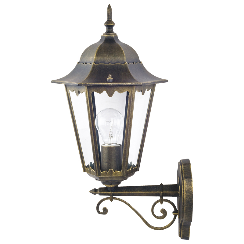 Уличный светильник Leclerc sconce Винтажный черный Прозрачное Стекло Уличный светильник Leclerc sconce Винтажный черный Прозрачное Стекло в Тюмени | Loft Concept