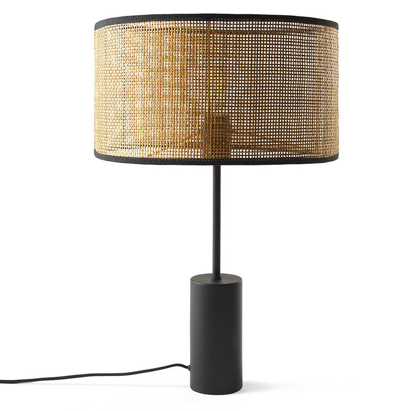 Настольная лампа Solvei Wicker Table lamp Черный Коричневый Настольная лампа Solvei Wicker Table lamp Черный Коричневый в Тюмени | Loft Concept
