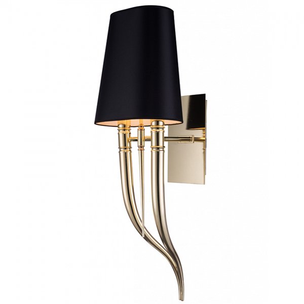 Бра Crystal Light Brunilde Ipe Cavalli Gold Золотой Черный Белый Бра Crystal Light Brunilde Ipe Cavalli Gold Золотой Черный Белый в Тюмени | Loft Concept