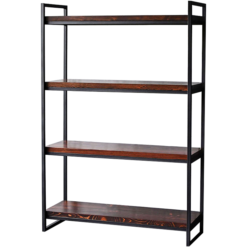 Стеллаж Alton Industrial Metal Rust Rack Черный Коричневый Стеллаж Alton Industrial Metal Rust Rack Черный Коричневый в Тюмени | Loft Concept