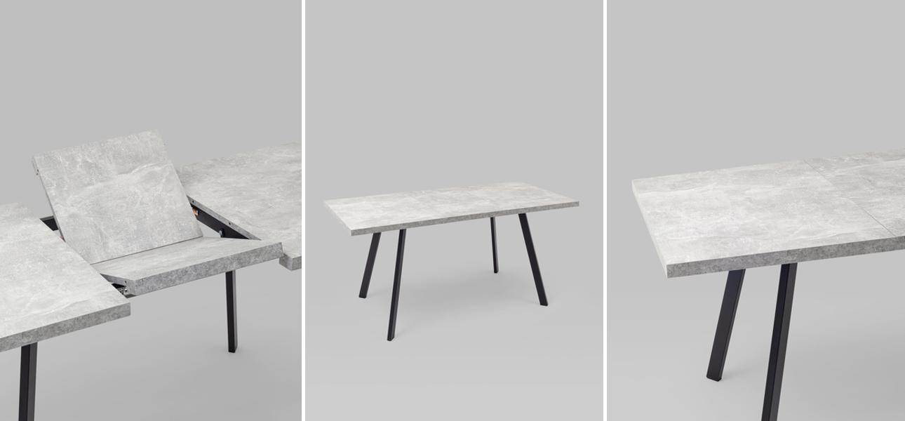 Стол обеденный Harris Collection столешница бетон - фото №1