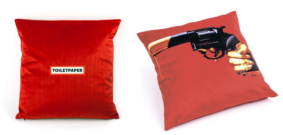 Подушка Seletti Cushion Revolver Toiletpaper Подушка Seletti Cushion Revolver Toiletpaper - Loft-Concept в Тюмени