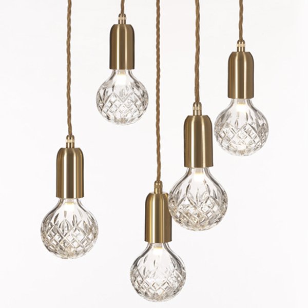 Подвесной светильник lee broom Ceare Crystal Bulb Chandelier Золотой Подвесной светильник lee broom Ceare Crystal Bulb Chandelier Золотой в Тюмени | Loft Concept