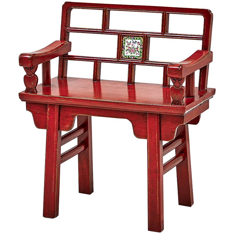 Стул Chinoiserie Red Stool Красный Стул Chinoiserie Red Stool Красный в Тюмени | Loft Concept