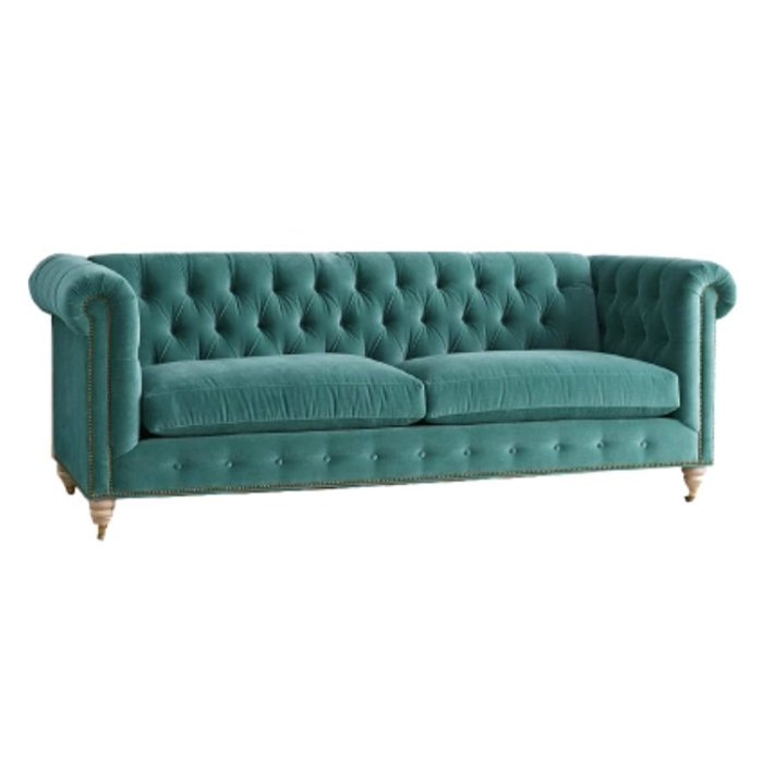 Трехместный диван Velvet Lyre Chesterfield Sofa Серый Фиолетовый Красный Малахит (зеленый) Бирюзовый Голубой пастельный Золотой Трехместный диван Velvet Lyre Chesterfield Sofa Серый Фиолетовый Красный Малахит (зеленый) Бирюзовый Голубой пастельный Золотой в Тюмени | Loft Concept