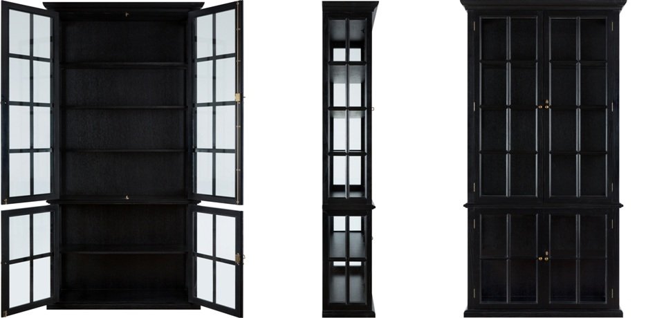 Шкаф-витрина French black Шкаф-витрина French black - Loft-Concept в Тюмени