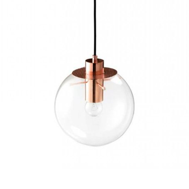 Подвесной светильник Selene Glass Ball Ceiling Lights Gold 20 cm Медь Прозрачное Стекло Подвесной светильник Selene Glass Ball Ceiling Lights Gold 20 cm Медь Прозрачное Стекло в Тюмени | Loft Concept