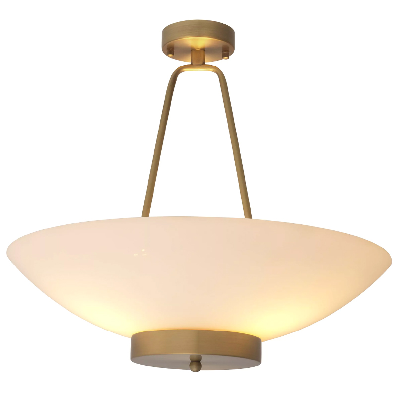 Люстра Eichholtz Ceiling Lamp Planeta Белый Латунь Люстра Eichholtz Ceiling Lamp Planeta Белый Латунь в Тюмени | Loft Concept