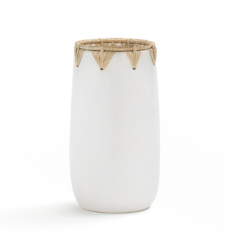Ваза Ceramic Vase white D13 Белый Ваза Ceramic Vase white D13 Белый в Тюмени | Loft Concept