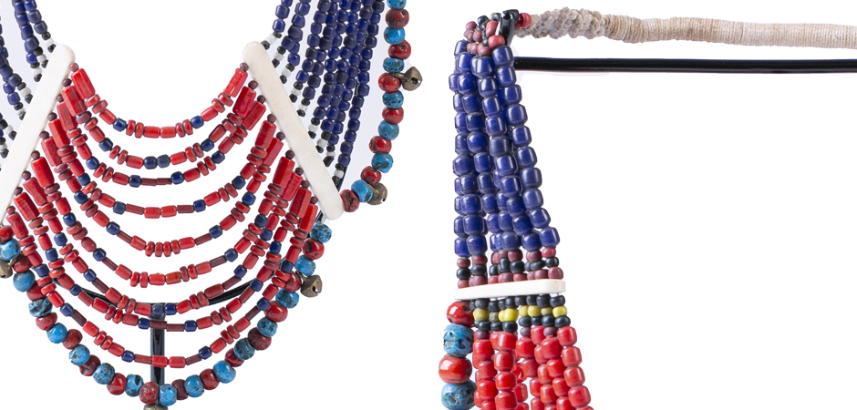 Этническое ожерелье на подставке Line Beads Этническое ожерелье на подставке Line Beads - Loft-Concept в Тюмени