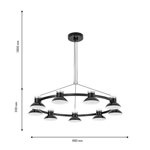 Люстра Celevis Black 92 Люстра Celevis Black 92 в Тюмени