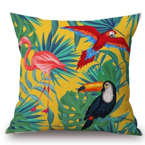 Декоративная подушка Toucans Декоративная подушка Toucans в Тюмени | Loft Concept