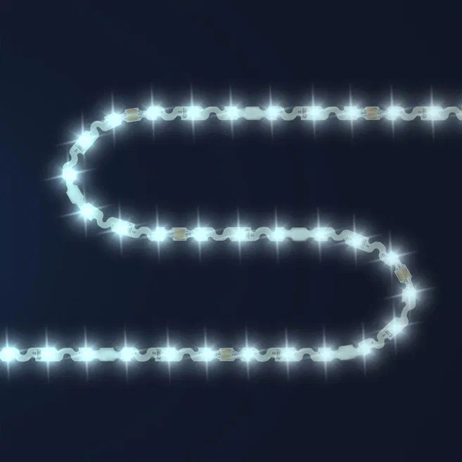 Светодиодная лента 5W/m 60LED/m 2835SMD холодный белый 5M Белый Светодиодная лента 5W/m 60LED/m 2835SMD холодный белый 5M Белый в Тюмени | Loft Concept