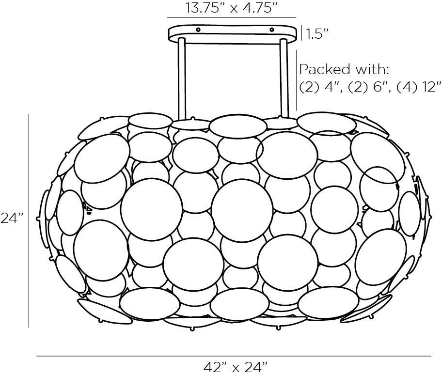 Люстра Arteriors NEBULA CHANDELIER Люстра Arteriors NEBULA CHANDELIER в Тюмени