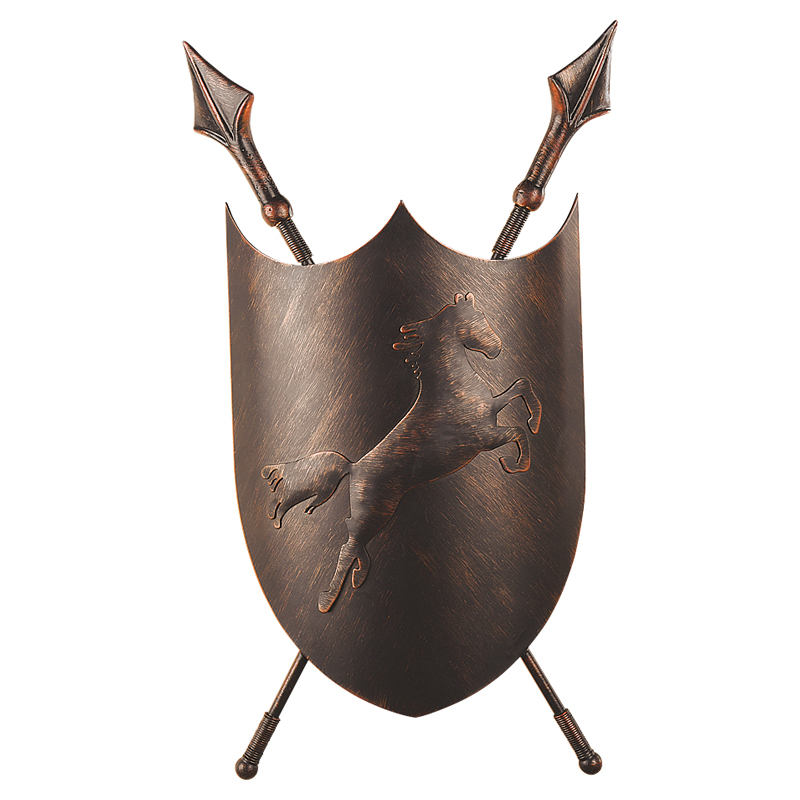 Бра Shield Horse Sconce Коричневый винтаж Бра Shield Horse Sconce Коричневый винтаж в Тюмени | Loft Concept