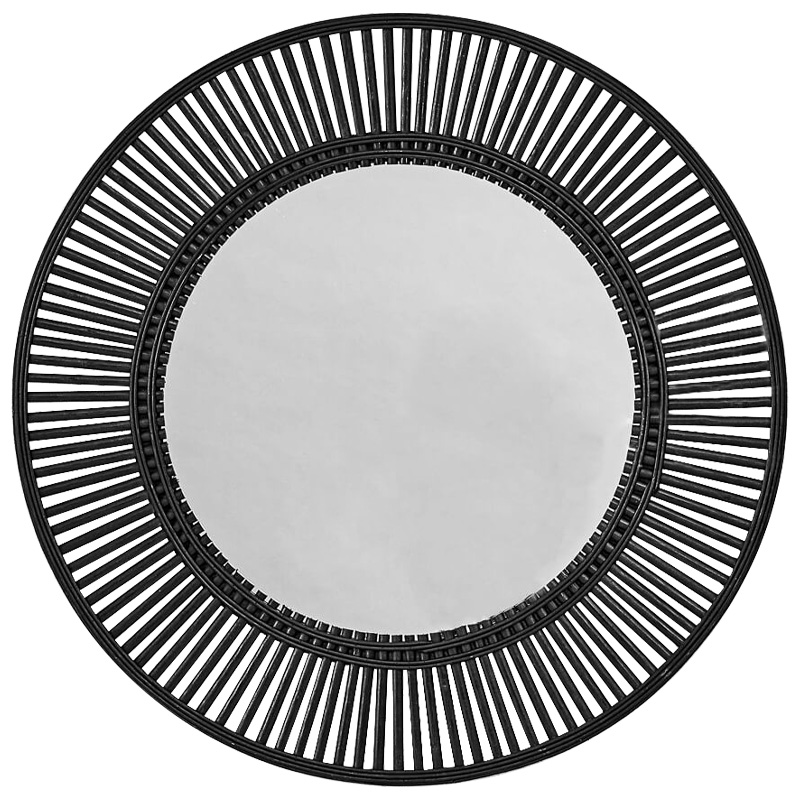 Зеркало Mario Round Mirror Черный Зеркало Mario Round Mirror Черный в Тюмени | Loft Concept