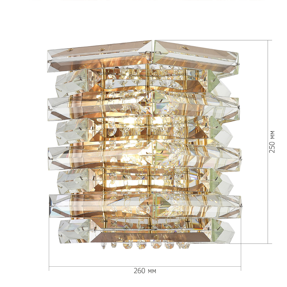 Бра в классическом хрустальном обрамлении Light Garland в Тюмени