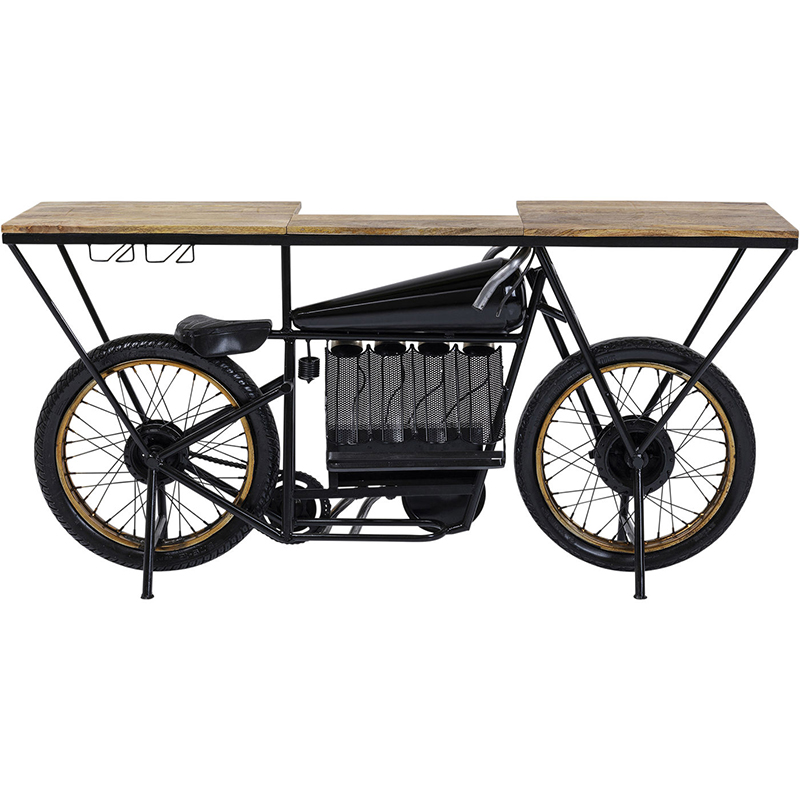 Консоль Motorbike Черный Древесина Консоль Motorbike Черный Древесина в Тюмени | Loft Concept