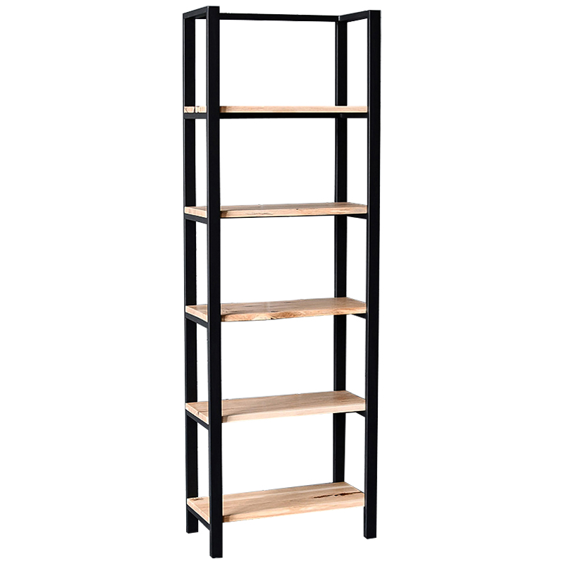 Стеллаж Holt Industrial Metal Rust Rack Древесина Черный Стеллаж Holt Industrial Metal Rust Rack Древесина Черный в Тюмени | Loft Concept