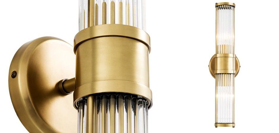 Бра Wall Lamp Claridges Double Brass Бра Wall Lamp Claridges Double Brass - Loft-Concept в Тюмени