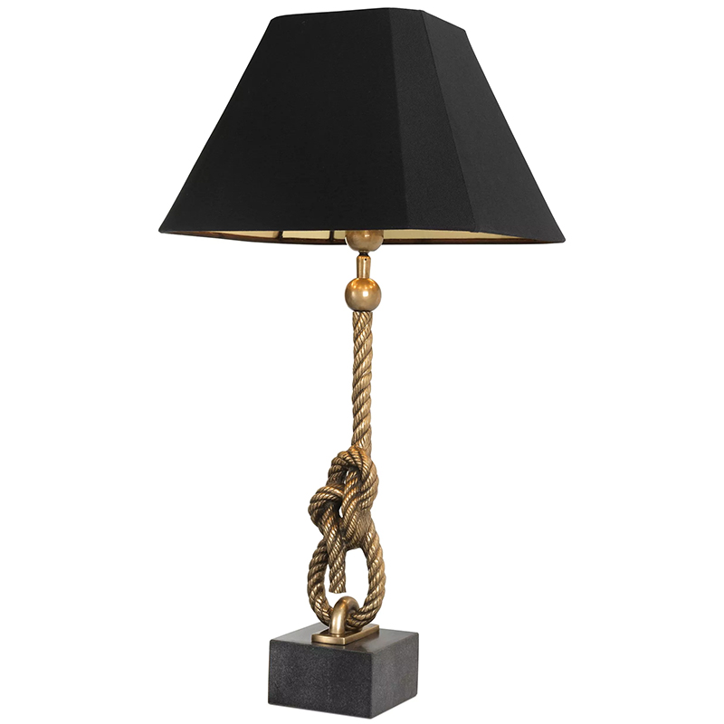 Настольная лампа Eichholtz Table Lamp Miles Черный Винтажная латунь Настольная лампа Eichholtz Table Lamp Miles Черный Винтажная латунь в Тюмени | Loft Concept
