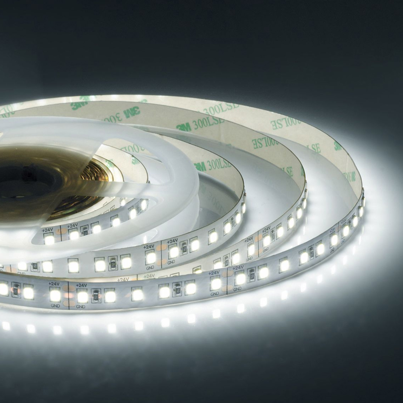 Светодиодная лента 120LED/m 2835SMD холодный белый 5M Белый в Тюмени | Loft Concept 