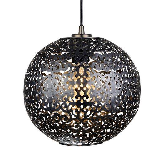 Подвесной светильник Oriental patterns Pendant Black Черный Подвесной светильник Oriental patterns Pendant Black Черный в Тюмени | Loft Concept